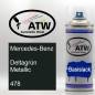Preview: Mercedes-Benz, Deltagrün Metallic, 478: 400ml Sprühdose, von ATW Autoteile West.